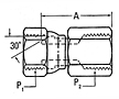 2046 NPSM X Internal Pipe Adapter